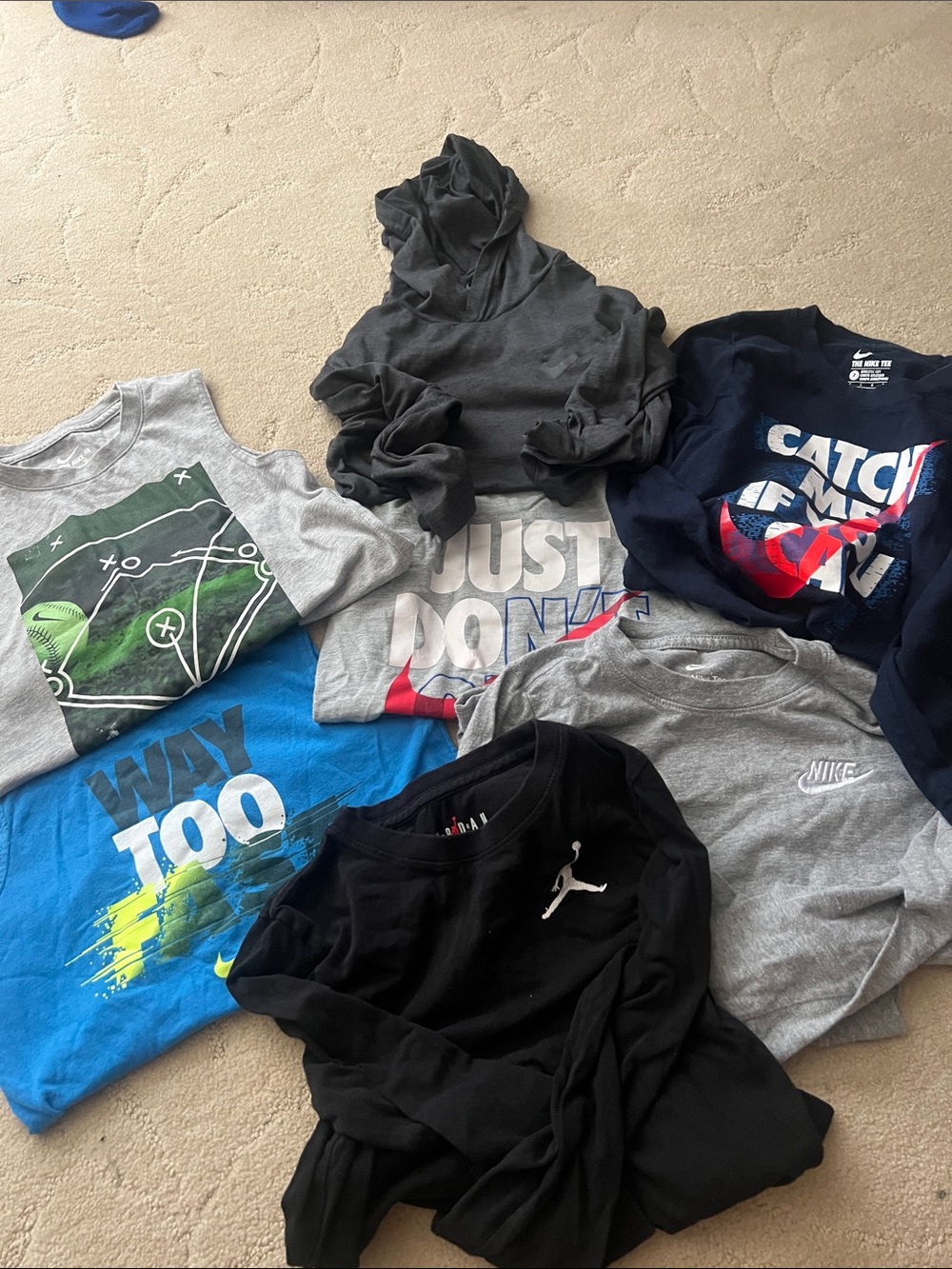 Nike Kids tanks, tee, and long sleeves